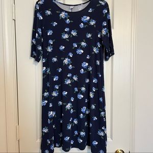 Old Navy half sleeve floral swing dress